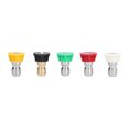 thumbnail image 5 of 5PCS 1/4in High Pressure Washer Spray Nozzle Tip Stainless Steel QuickConnect Nozzle Tool, 5 of 5