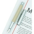 thumbnail image 4 of ZECATL Silver Birch Forest Fountain Pen Extra Fine Nib Beautiful Tree Texture Excellent Writing Gift Pen, 4 of 4