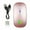 Rose, variant on 2.4GHz Wireless Optical Mouse USB Rechargeable RGB Cordless Mice for PC Laptop, Rose