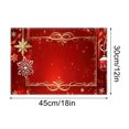 thumbnail image 3 of WEGFTDUOP Christmas Placemat Table Mat Christmas Home Living Room Decoration Placemat, 3 of 6