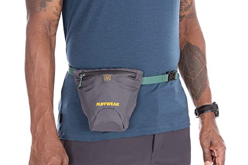 Ruffwear, Pack Out Bag, Pick-up Bag Holder and Dispenser for Dog Walking, Basalt Gray, Medium