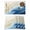 Navy Blue, variant on Blue Ombre Beach Placemats Set of 4, Ocean Coastal Gradient Waves Summer Placemats for Dining Table, Place Mats for Kitchen Tabletop, Waterproof Wipeable Dining Table Mats Set