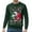 Dark Green, variant on Mens Christmas Sweatshirts Fall Tops Funny Animal Long Sleeve Crewneck Soft Blend Mens Warm Clothing,Dark Blue,XL