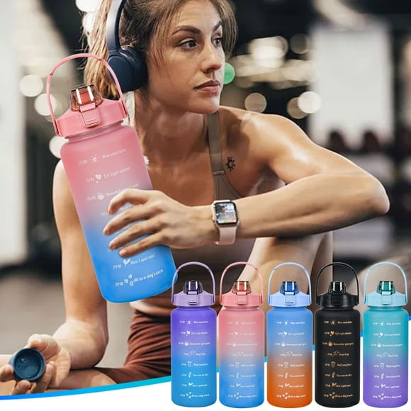 Sentmoon Water Bottle Bottle Water Small Gift Universal Fitness and Sports Water Bottle for Men and Women Cycling Plastic Cup