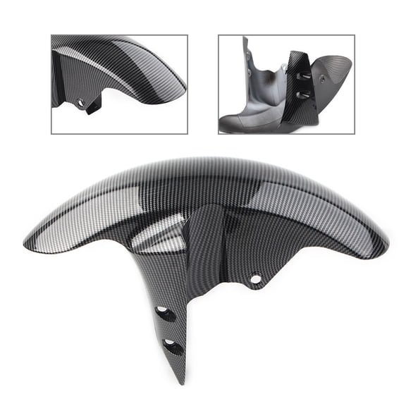 NS Motorcycle Mud Guard Carbon Fiber Front Mudguard Mud Splash Hugger Protector for R6 2005, R1 2002 2003 2004 2005 2006 2007 2008