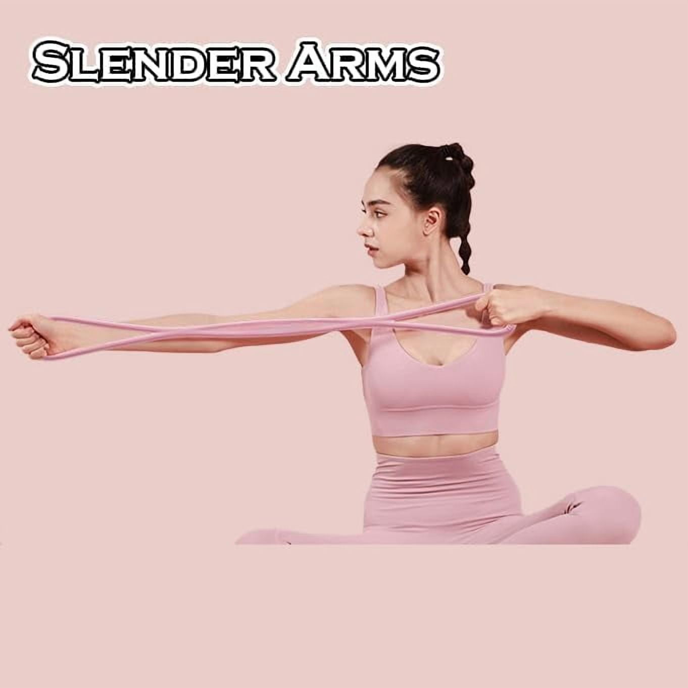 Shiftalter Resistance Bands, Figure 8 Exercise Bands for Women Men, Fitness Band for Workout Home Gym Stretching Pilates