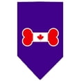 thumbnail image 6 of Pet and Dog Bandana Screen Printed, "Bone Shaped Canadian Flag", 6 of 10