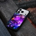 thumbnail image 4 of WIRESTER Shockproof Soft Rubber Cover Case for Apple iPhone 17 Pro 6.3" 2025, Purple Nebula Galaxy, 4 of 5