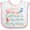White and Pink, variant on Inktastic Mechanic Like Daddy Boys or Girls Baby Bib
