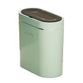 thumbnail image 2 of Cubo de Basura Sin Contacto Cubo de Basura de Inducción Inteligente Cubo de Basura Estrecho Ahorro de Espacio Cubo de Basura Inteligente a Prueba de a Verde A SM SunniMix bote de basura de cocina, 2 of 8