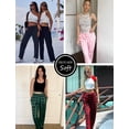 thumbnail image 5 of Ekouaer Womens Pajama Pants Plaid Lounge Pants Soft Drawstring Pj Bottoms with Pockets, 5 of 6