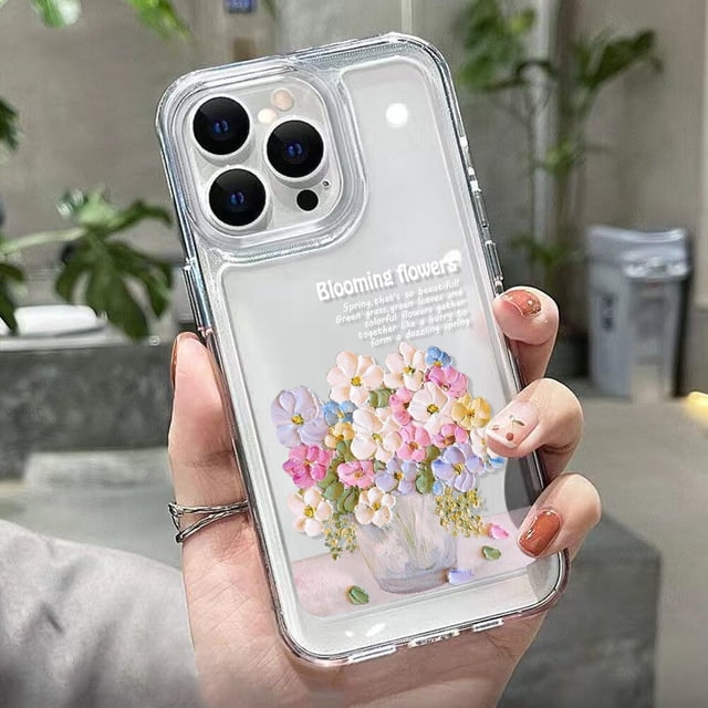 Funda de teléfono transparente suave para iPhone 11, 13, 14 Pro Max, 12 Pro, XS Max, XR, X, 8, 7, 14 Plus, SE 2022, 2020 Fivean unisex