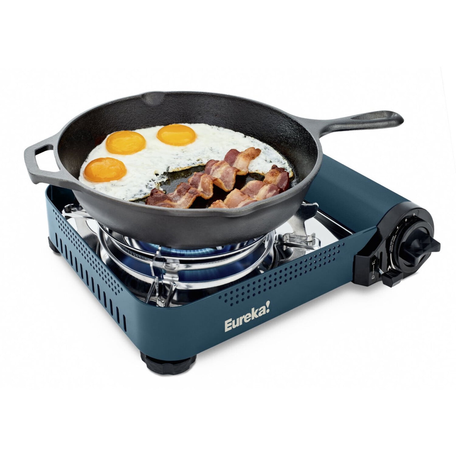 Eureka 2572201 SPRK Portable Butane Camping Stove, 1 Burner, Legion Blue