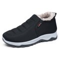 thumbnail image 5 of Zapatos de algodón para parejas de mediana edad y mayores de invierno, botas de algodón gruesas, cálidas y cómodas con forro polar, zapatos de algodón para mujer sin cordones, 5 of 5