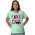 thumbnail image 5 of I Like Cats Crazy Feline Lover Lady Women's Graphic T Shirt Tees Brisco Brands M, 5 of 6