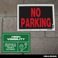 thumbnail image 4 of Hillman No Parking Sign, Plastic, 8" x 12", Red and Black, 1 Sign, 4 of 6