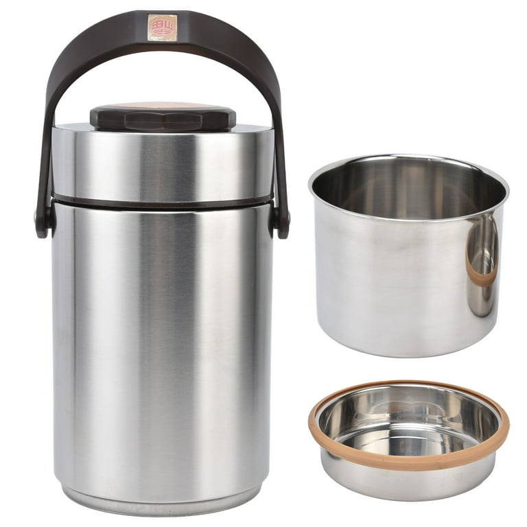 Portable Vacuum Lunch Box Large Capacity Stainless Steel