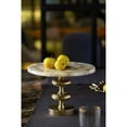 thumbnail image 3 of 14 x 14 x 6" Agate Cake Stand with Metal Base 1Ea/Ctn, 3 of 3