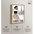thumbnail image 2 of Model of Paris Sketch Cover Canvas Print Fashion Art by Art Remedy, Gold Frame, 36 x 54, 2 of 6
