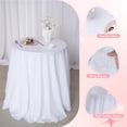 thumbnail image 4 of Mantel PartyDelight con lentejuelas blancas, rectangular, 122 x 183 cm, 4 of 6