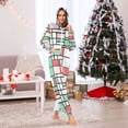 thumbnail image 7 of FORMRS Onesies Pajama for Adults Unisex Hoodie Winter Jumpsuit One Piece Sleepwear, Sizes S-2XL, Red Abstract Geometric, 7 of 7