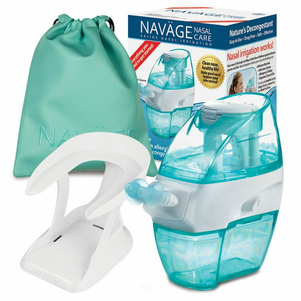 Navage Nasal Irrigation The Deluxe Bundle Navage Nose Cleaner, 50