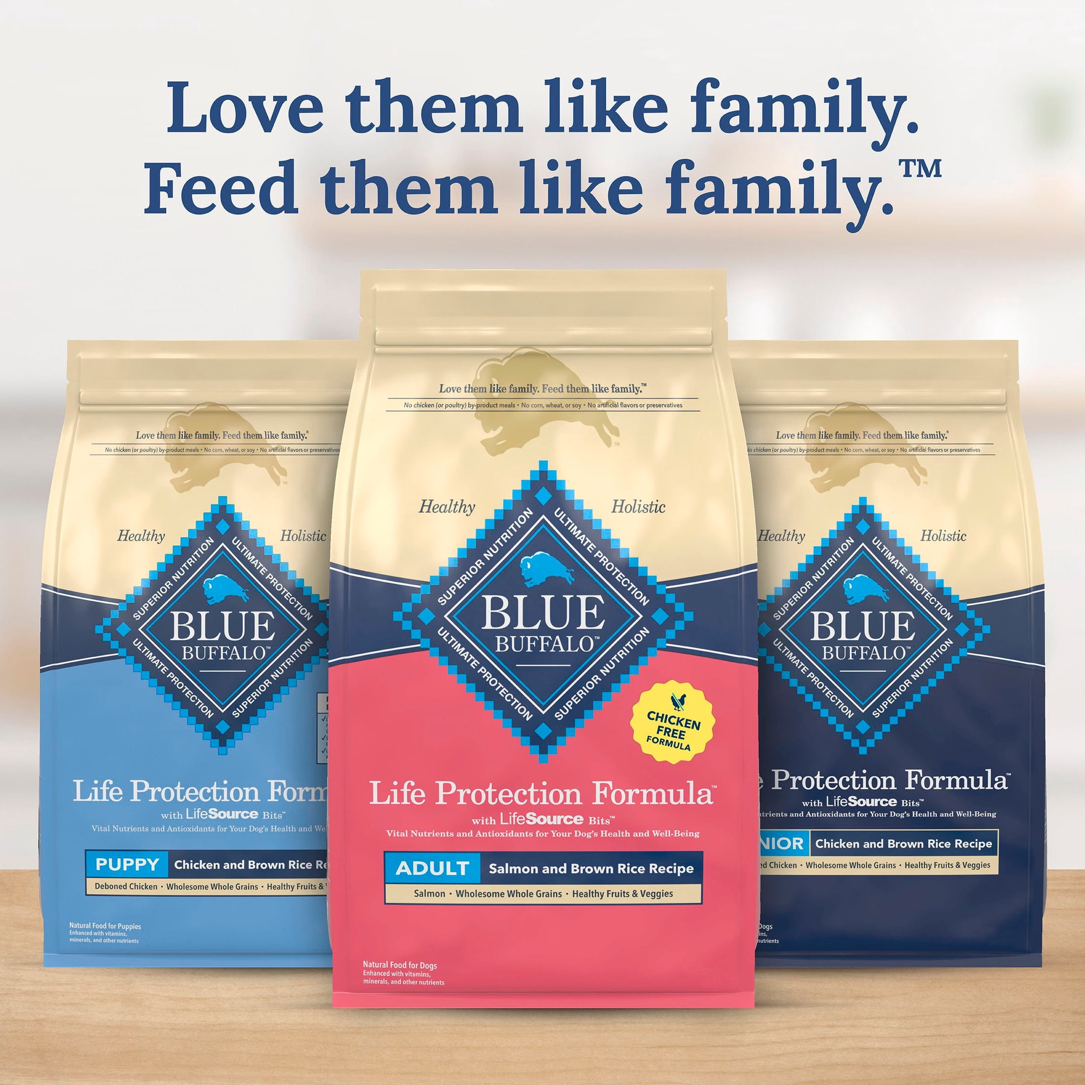 Blue Buffalo Life Protection Formula, Natural Adult Dry Dog Food, Salmon, 24lb