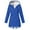 Blue coat for women, variant on Usmixi 2023 Parka Jacket for Women Winter Trench Jacket for Women Winter Warm Thickened Plush Lined Overcoat Plus Size Casual Solid Zip up Drawstring Hooded Long Coat with Pocket Weekly