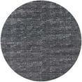 thumbnail image 1 of Ahgly Company Machine Washable Indoor Round Industrial Modern Dark Goldray Black Area Rugs, 7' Round, 1 of 7