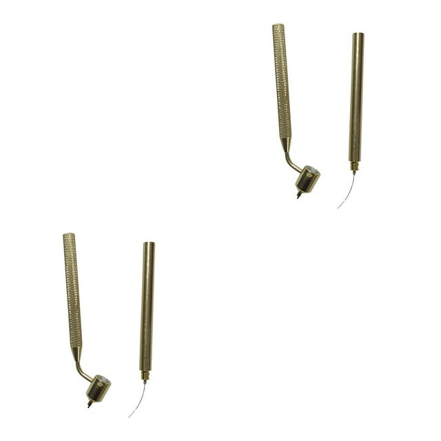 Bearachild Pluma de pintura fina, aplicador de fluido recargable, reparación de precisión, elegante herramienta de rastreo para manualidades, marcador de 0.5 mm 2piezas Bearachild CBP110069