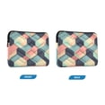 thumbnail image 7 of FORMRS 15-15.6 inch Laptop Sleeve Case Soft Carrying Quilted Computer Bag Cover, Pink Cubes, 7 of 7