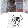 thumbnail image 3 of Decoración de la web de araña, algodón reutilizable Halloween Web Spider Web Durable Realista Realista Complacable Con Unas Molidas para NaviDad, 3 of 7