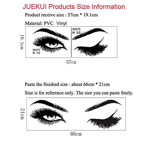 Eyes Wall Decal Eyelashes Star Decor Fashion Women Beauty Quote Sticker Eyelash Wall Sticker for Bedroom Home Decoration Murals Eyes Wall Decal Eyelashes Star Decor Fashion Women Beauty Quote Sticker Eyelash Wall Sticker for Bedroom Home Decoration Murals