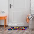 thumbnail image 5 of Colorful Star of David Abstract Pattern Entryway Rug, 2x3 Area Rug Indoor Door Mat Non-slip Washable Floor Carpet Rug for Bedroom Office Dining Room Bathroom, 5 of 7