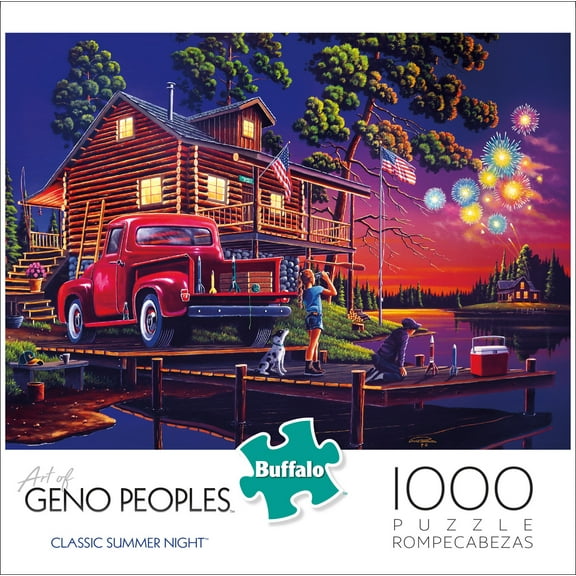 Buffalo Games Classic Summer Night 1000 Pieces Puzzle