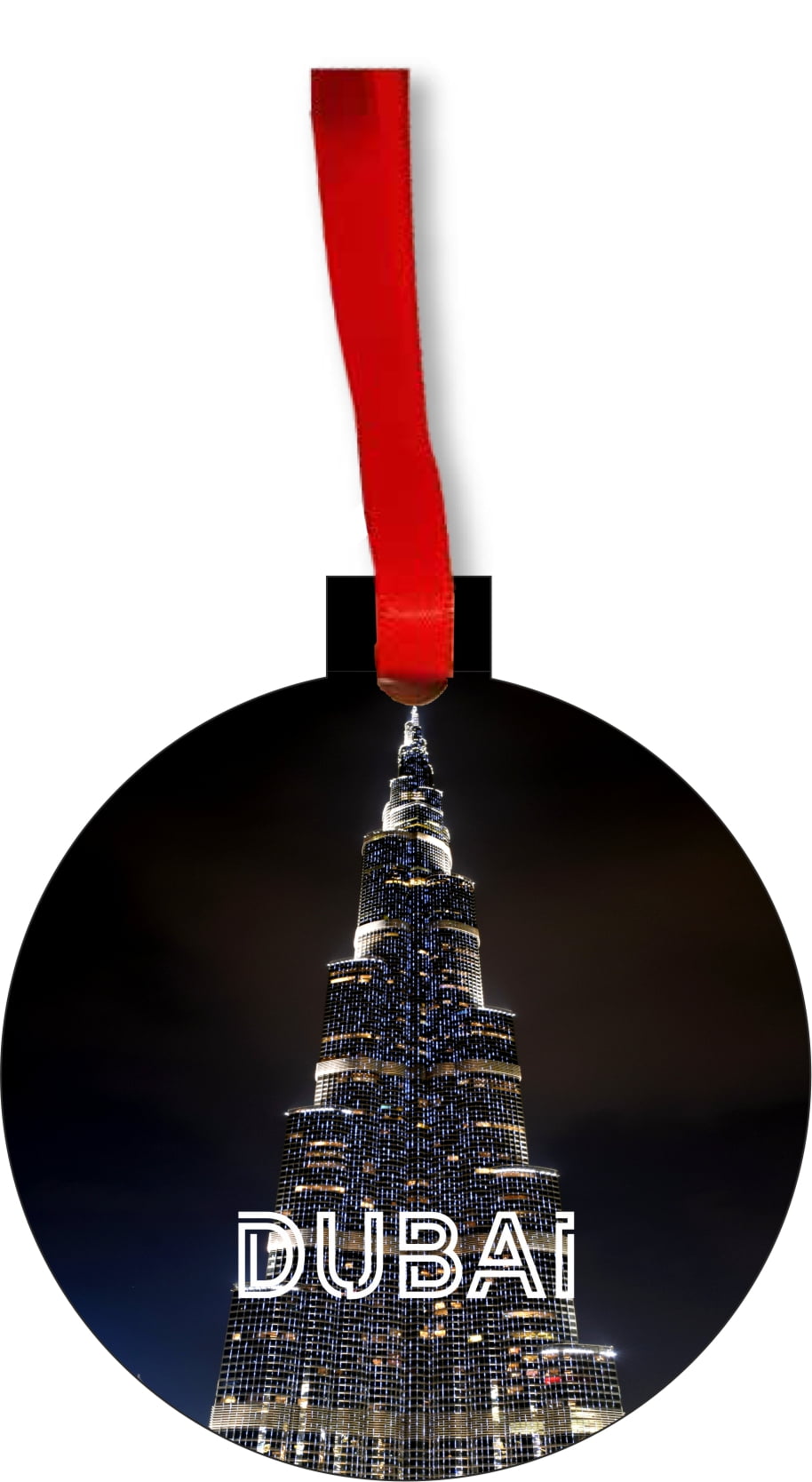 Burj Khalifa Ornament Dubai Christmas Ornament Christmas DÃ©cor Santa