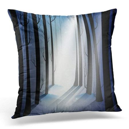 Usart Black Dark Deep Fairy Frosty Winter Forest With Mistery