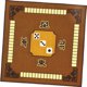 thumbnail image 4 of Funda para mesa de Mahjong, tapete de Mahjong, 78 x 78 cm, con reducción de ruido Marrón, 4 of 9