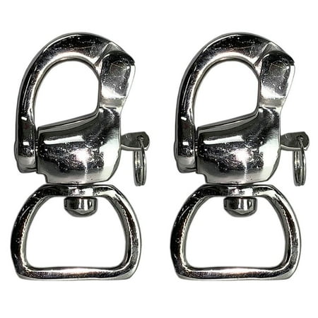 

57RI Hilason Stainless Steel Shakel Hook Quick Release Pack Of 2