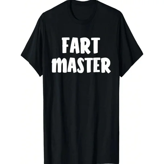 Men's Funny Humorous Fart Master Graphic T-Shirt