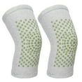 thumbnail image 1 of Knee Brace, Coldproof Joint Protection Knee Support Brace Skid Resistant Keep Warm Elastic 1 Pair  For Elders For Daily Use Grey, 1 of 8