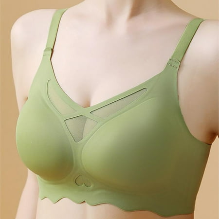 pstuiky Sports Bra  Thin And Seamless Underwear Gathered For Breathability No Steel Ring Droop Bra Nursing Bra Underwear Flash Deals