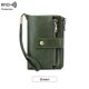 thumbnail image 1 of Cartera de cuero bloqueadora RFID para mujer - Bolso vintage beige marrón triple • Gran capacidad • Correa desmontable en la muñeca • Soporte seguro para tarjeta de crédito • Compacto 14x9,5cm •, 1 of 6