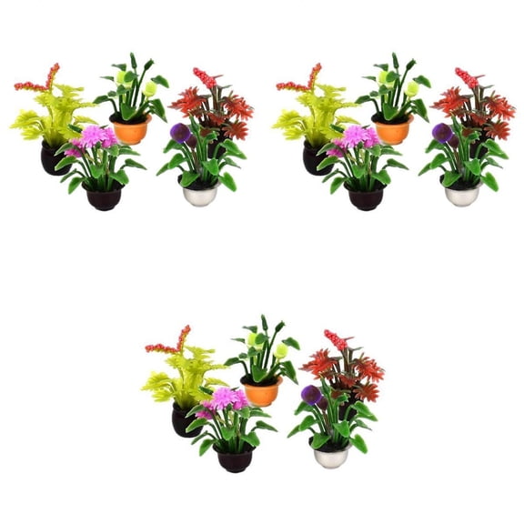 Dollhouse Miniature Flowers , Miniatures Accessories