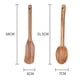 thumbnail image 2 of Juego de utensilios de cocina de madera - Utensilios de madera de bambú antiadherentes de 2 piezas para cocinar - Fácil de limpiar y reutilizable, 2 of 5