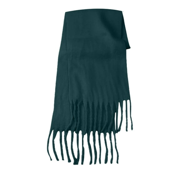 Soyumi Fall Outfits shawl wraps for women thick neck scarf long sweater infinity Solid Collar Scarf fleece drape shawl blanket trendy bow sweater chunky shawl wraps for women Soft heated, Army Green