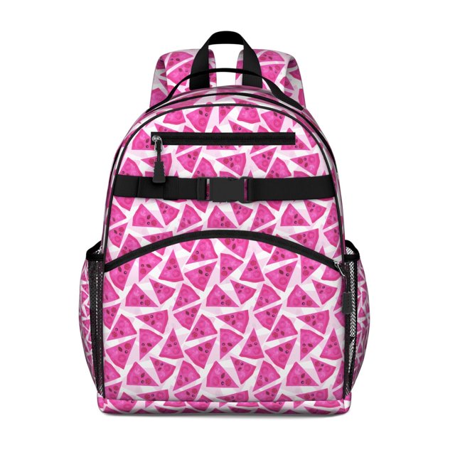 Funny Cartoon Pizza-Themed Student Backpack Lightweight and Water-Resistant School Book Bag with Pepperoni and Cheese Designs Spacious and Comfortable for Daily Use and Travel