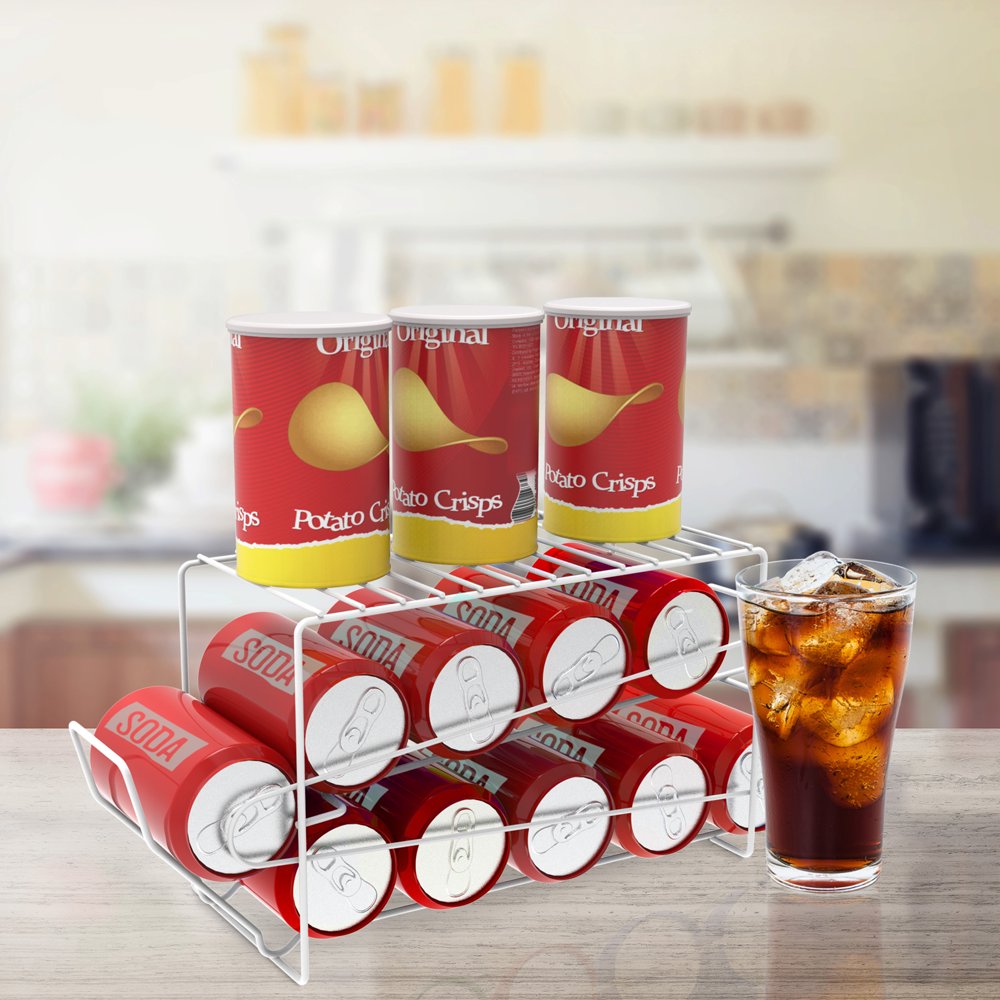 2Tier Can Dispenser with Top Holds 12 Standard Food or