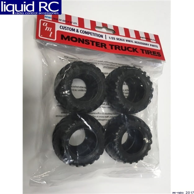 AMT 1/25 Monster Truck Tire Parts Pack, AMTPP026