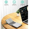thumbnail image 4 of Clavier Sans Fil Pliable Mince Compatible Apple avec MacBook Pro ///M1/13/14/16 Pieds, 4 of 5